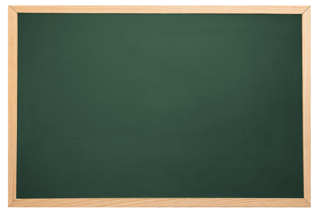 Transparent Blackboard Vector for Education Concepts