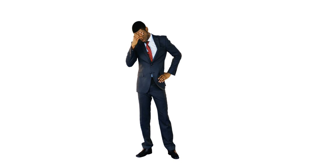 Frustrated Businessman in Formal Suit Covering Face - Free Images, Stock Photos and Pictures on Pikwizard.com