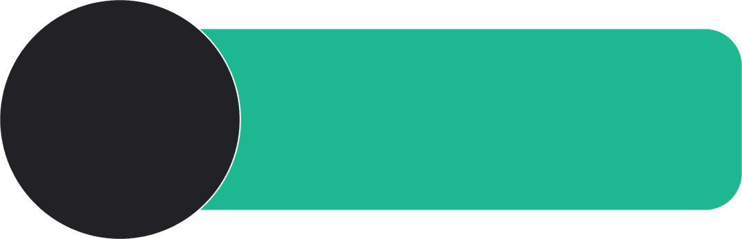 Abstract Geometric Shape with Rounded Forms on Transparent Background