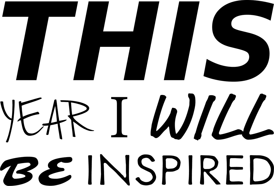 Inspirational Message on Transparent PNG Background