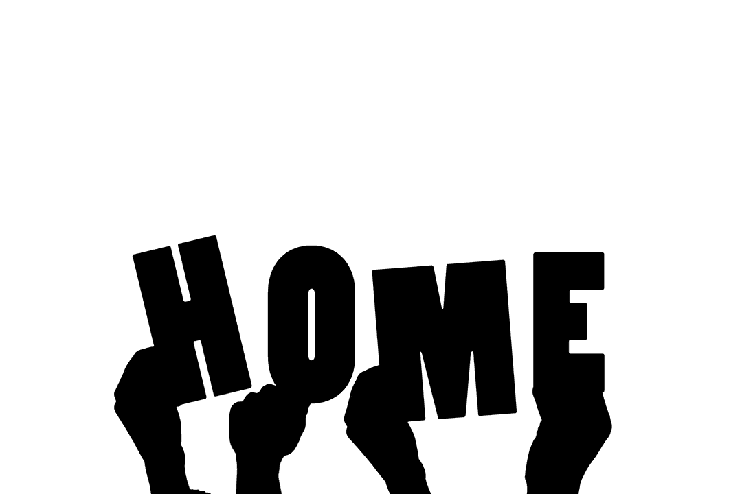 Transparent Home Typographic Design for Property Concepts