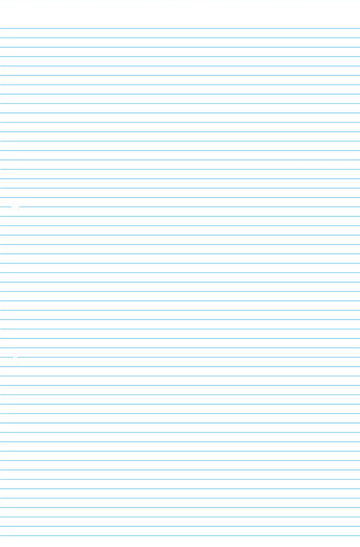 Transparent Vector Notebook Page with Lines and Bullet Points - Download Free Stock Images Pikwizard.com