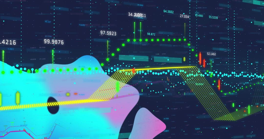 Financial Data Visualization with Infographics and Graphs
