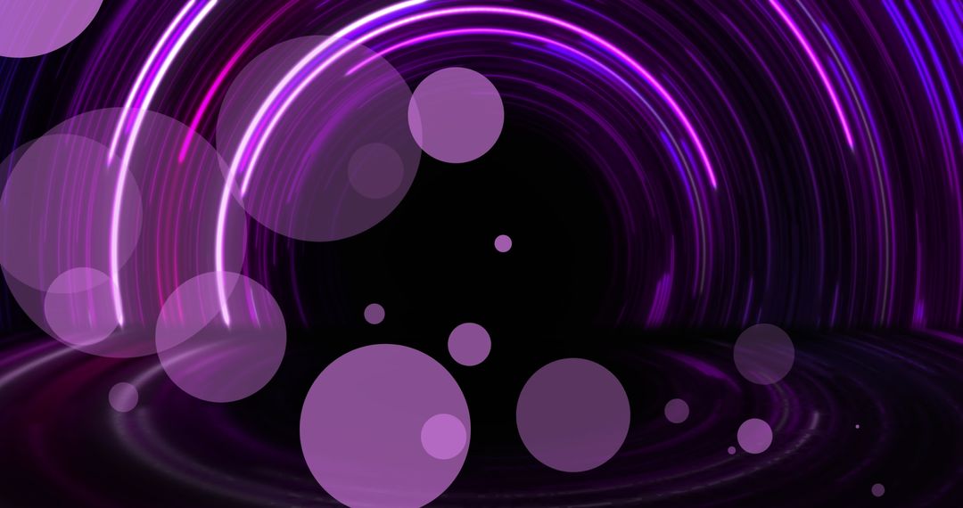Dynamic Neon Tunnel with Vivid Abstract Lighting