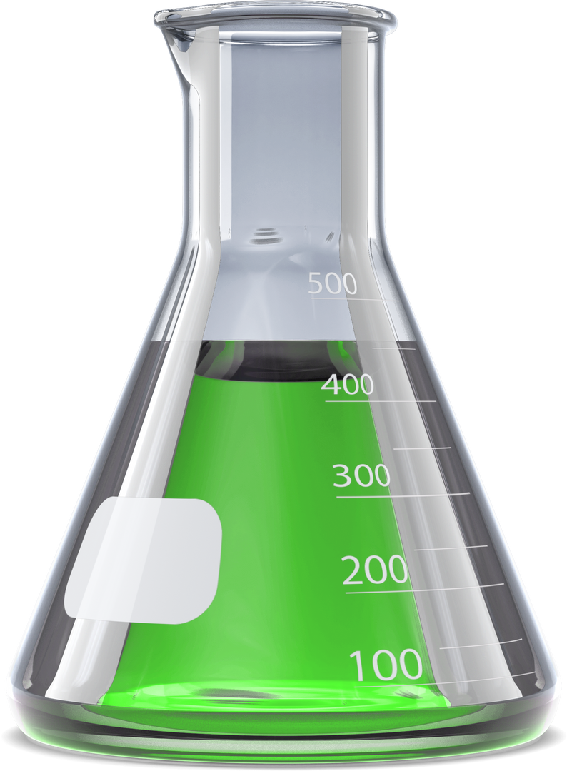 Transparent Science Flask with Green Chemical Solution, Laboratory Glassware - Download Free Stock Images Pikwizard.com