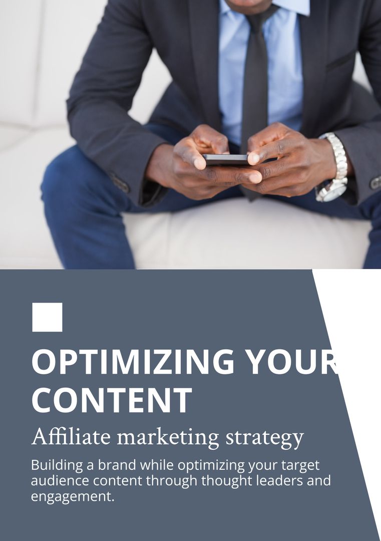 Businessman Focusing on Digital Communication via Smartphone