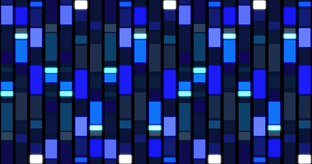 Dynamic Blue Rectangles Creating Stunning Illusion