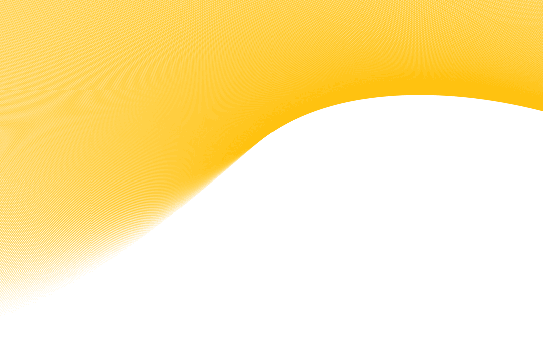 Modern Yellow Curvy Shape with Transparent Background for Creative Layouts