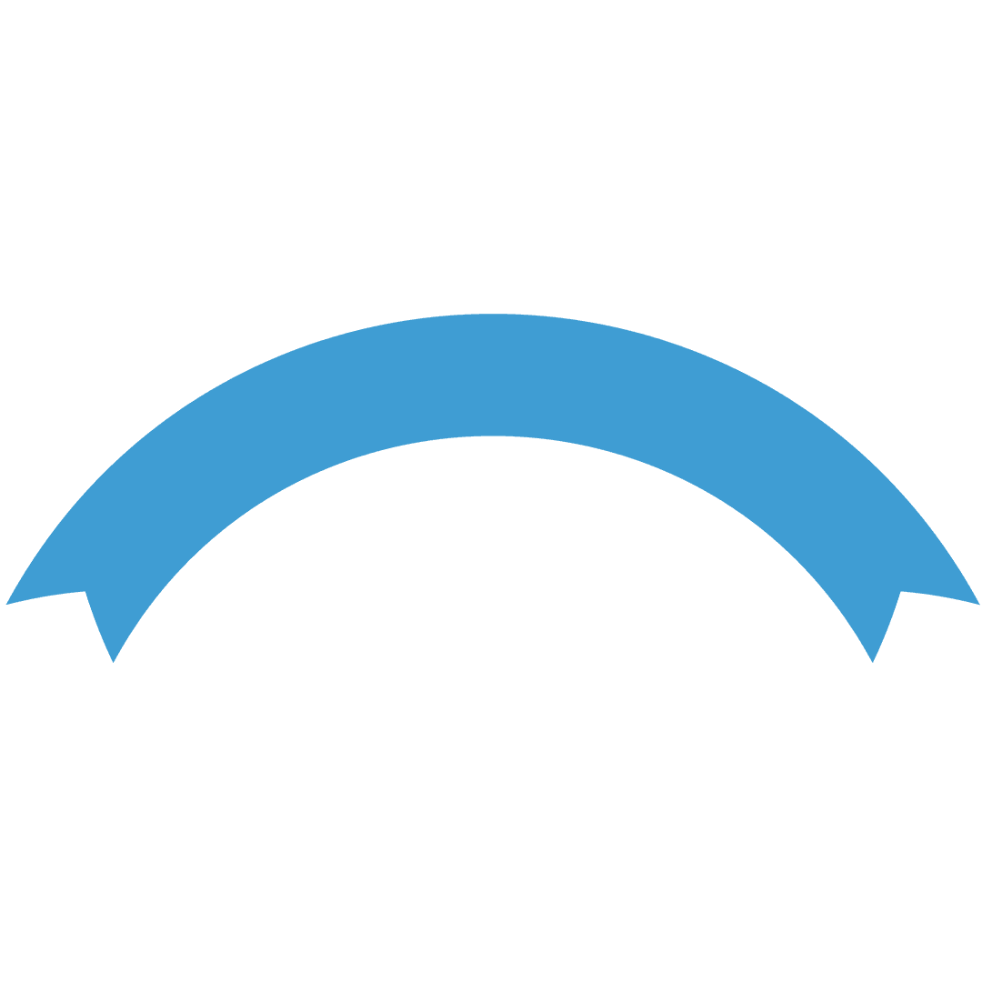 Blue Arch Badge Award Blank Transparent Background