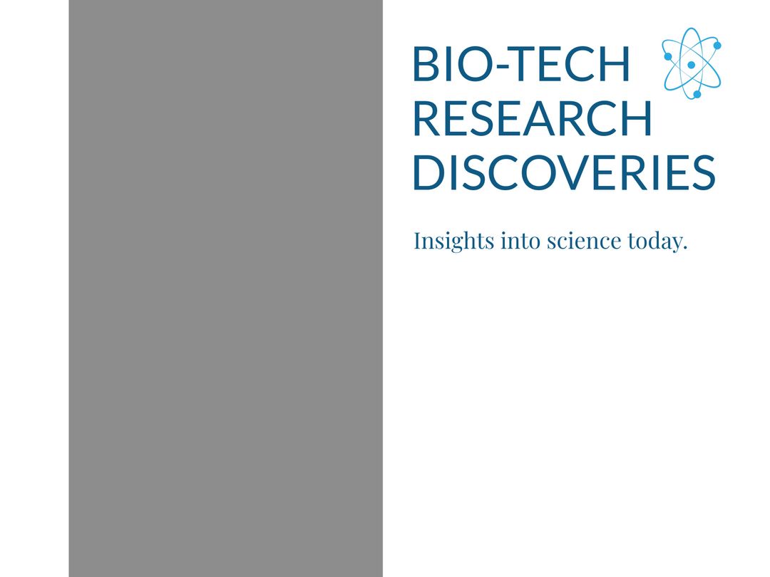 Minimalist Science Presentation Background with Atomic Graphic