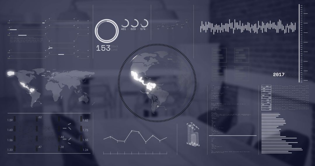 Digital Interface with Global Data Processing in Modern Office