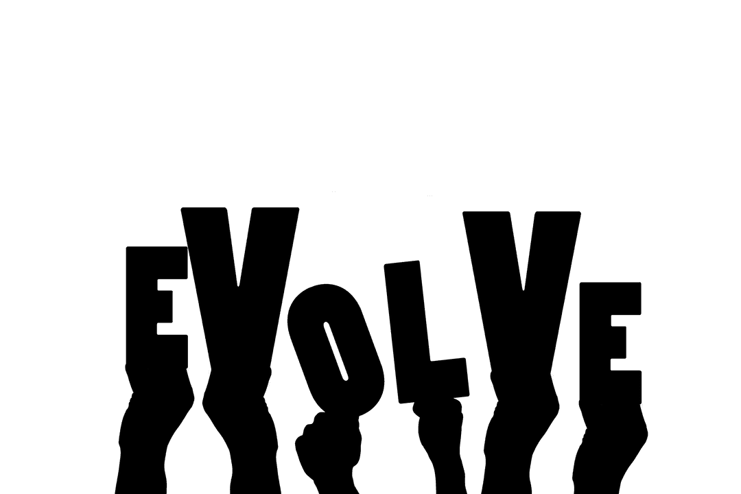 Elegant Transparent Hands with Develop Text for Lifestyle Themes