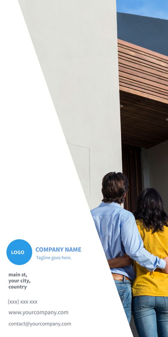 Couple Admiring Modern Architectural Design in Urban Setting