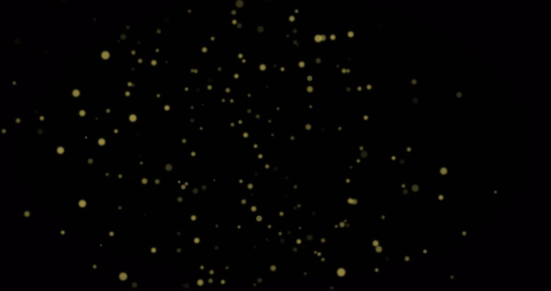 Glowing Particles with Purple Mesh Effect on Black Background