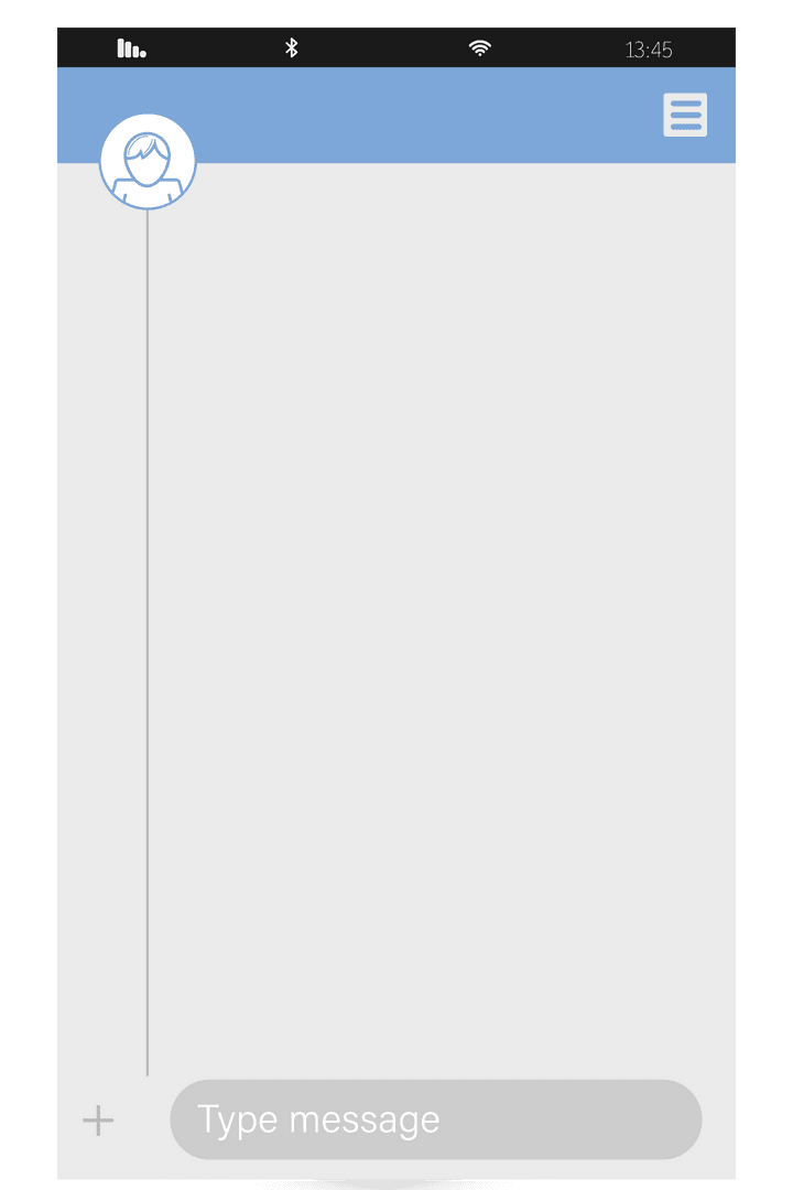 Transparent Digital Chat Interface Background Illustration