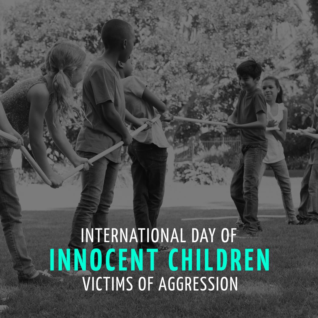 Children Playing in Park Highlighting Protection Awareness