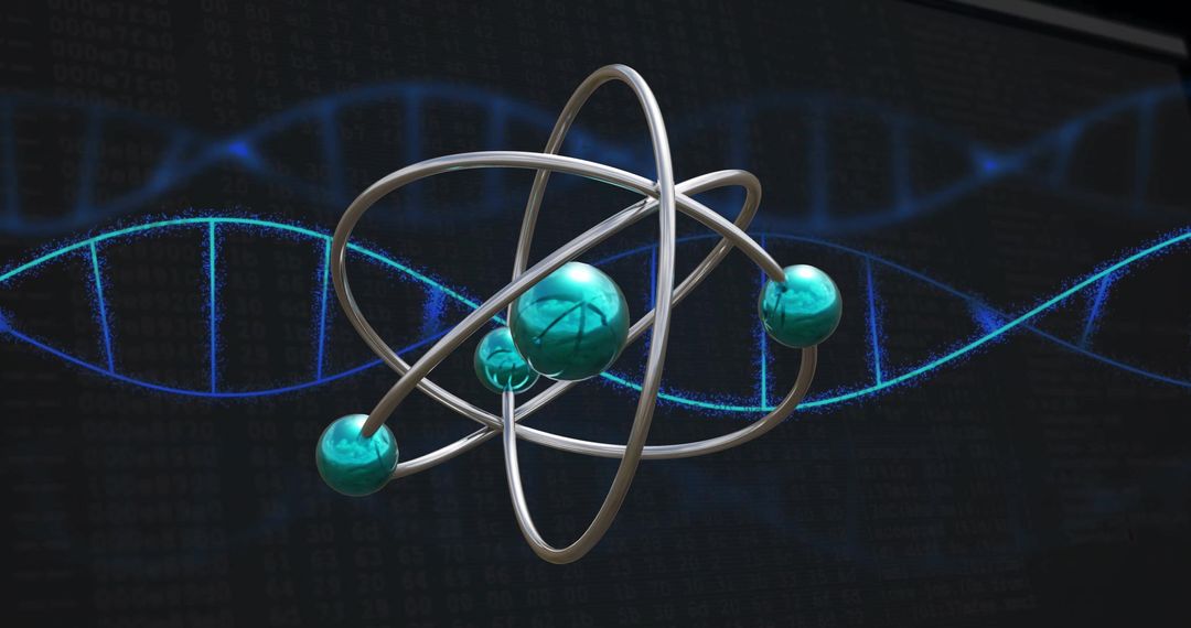 Digital Representation of Atom and DNA with Scientific Data