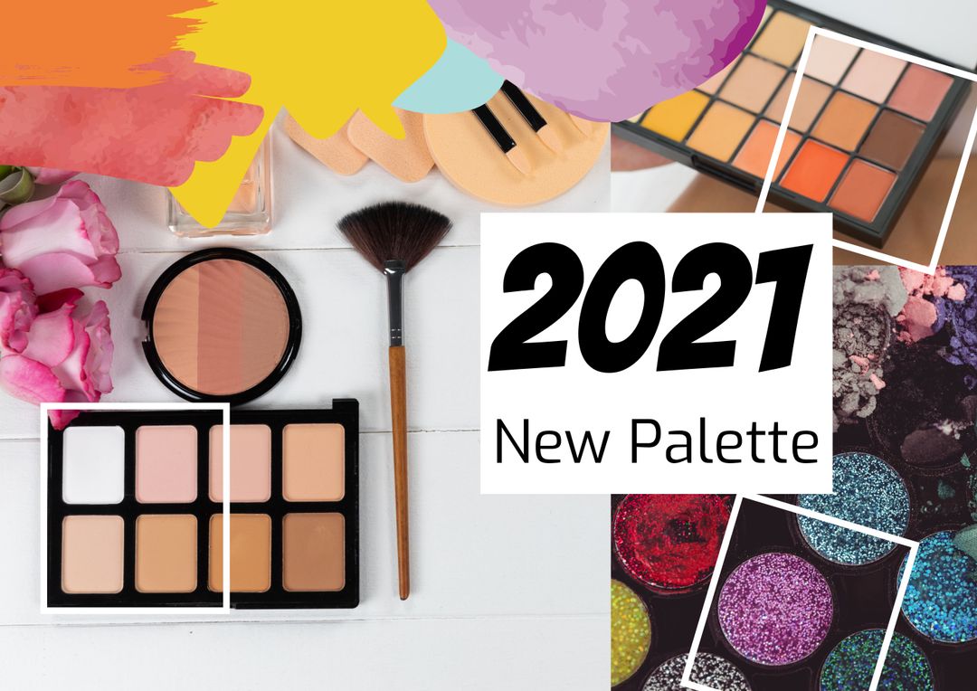 Vibrant Make-up Collection with Bold Cosmetic Palettes