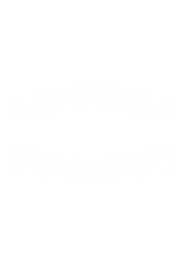 Intricate White Decorative Pattern with Copy Space on Transparent Background