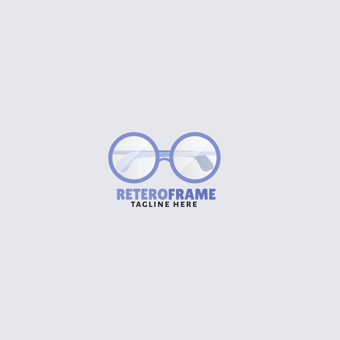 Minimalist Vintage Glasses Design Logo with Nostalgic Touch - Download Free Stock Templates Pikwizard.com