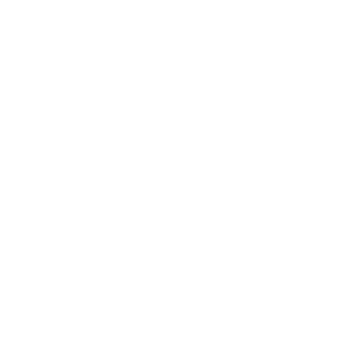Curved White Arrow on Transparent Background Signifying Direction Change
