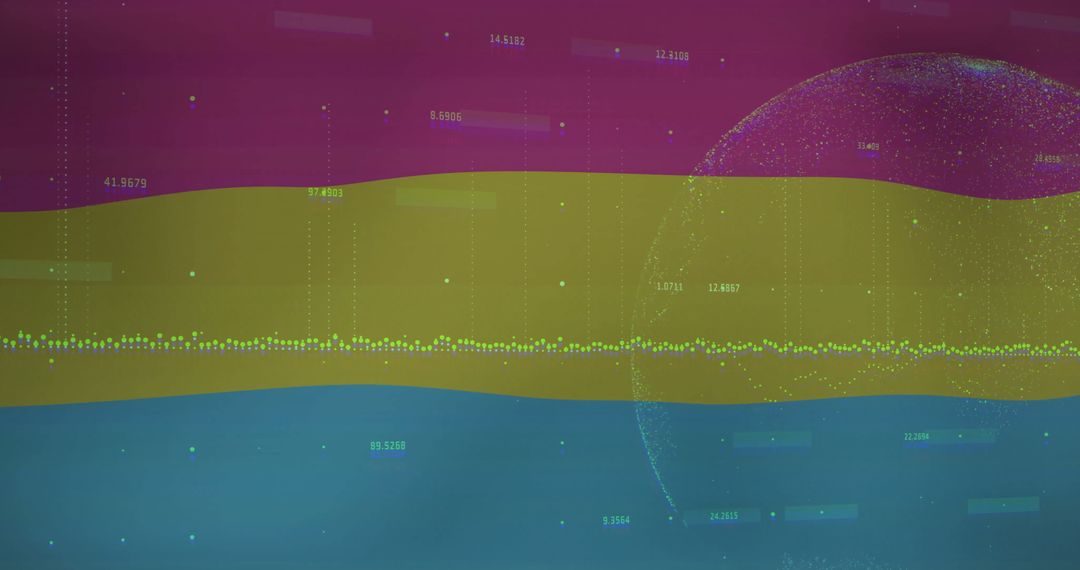 Digital Transformation: Abstract Data Visualization with Dynamic Curves