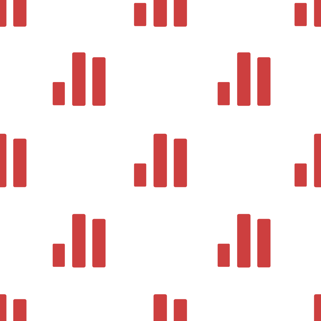 Digital Red Pattern on Transparent Background Seamless Theme