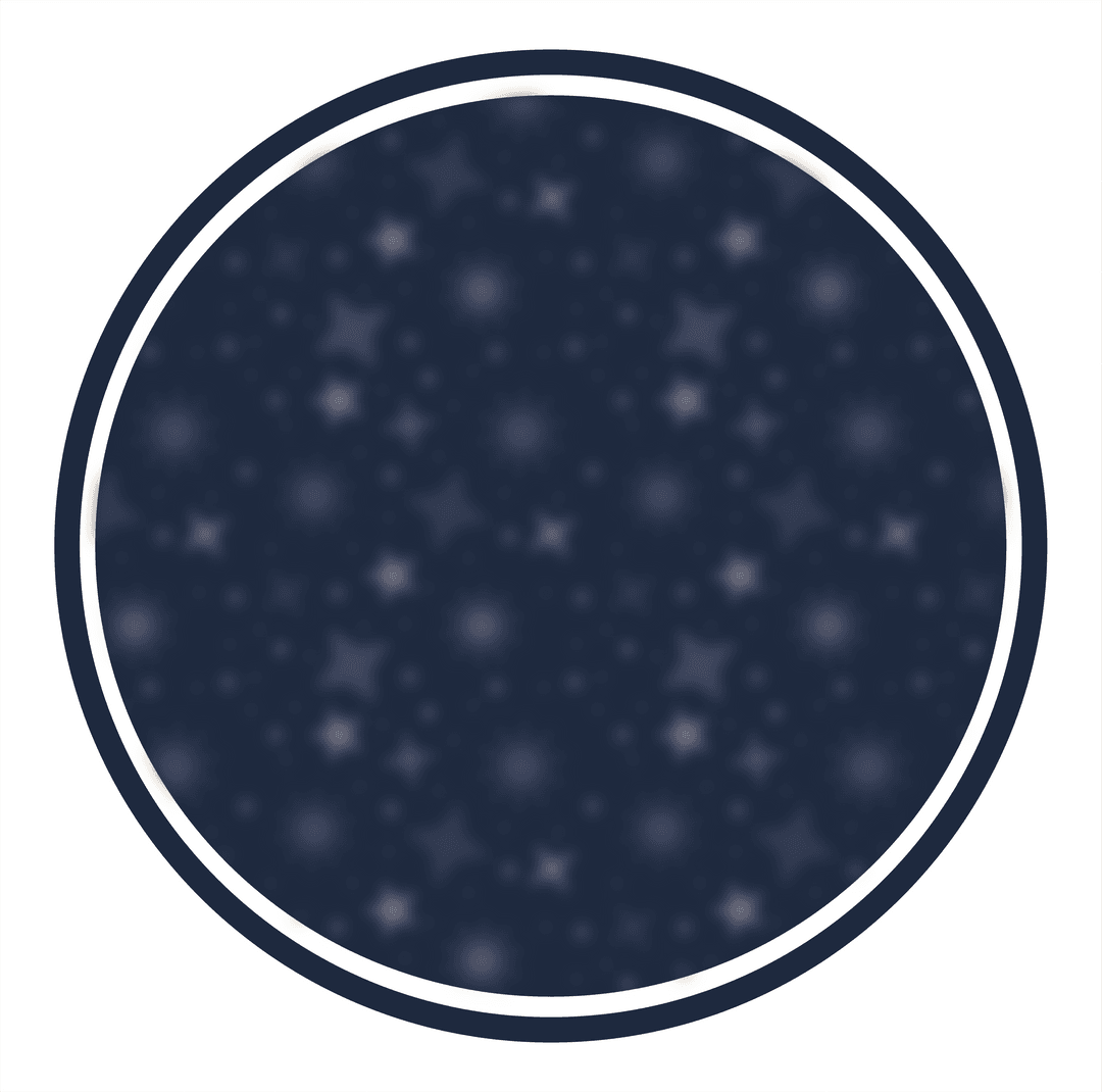 Dark Night Sky with Stars on Transparent Background Illustration