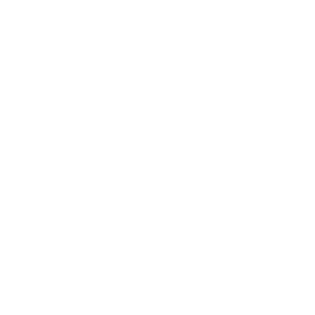 Elegant White Floral Pattern on Transparent Background