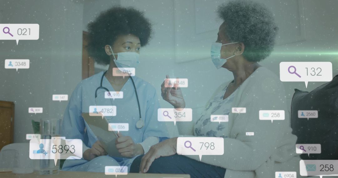 Telehealth Nursing Consultation at Home with Digital Interface