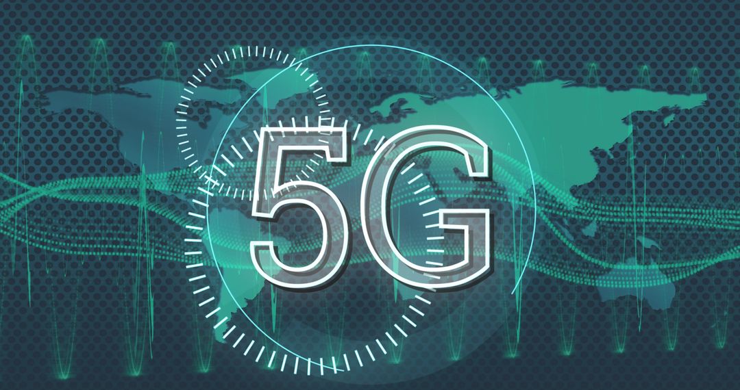 5G Network Technology with Digital Global Map