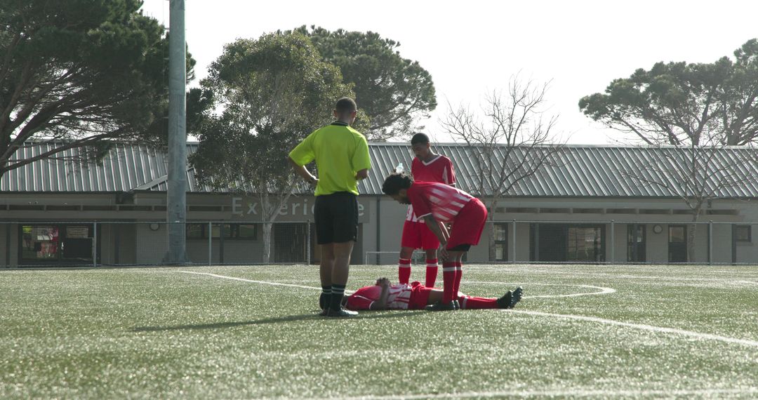 Soccer Celebration Focus on Team Dynamics and Togetherness