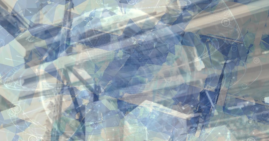 Digital Globe with Tech Icons on Abstract Background