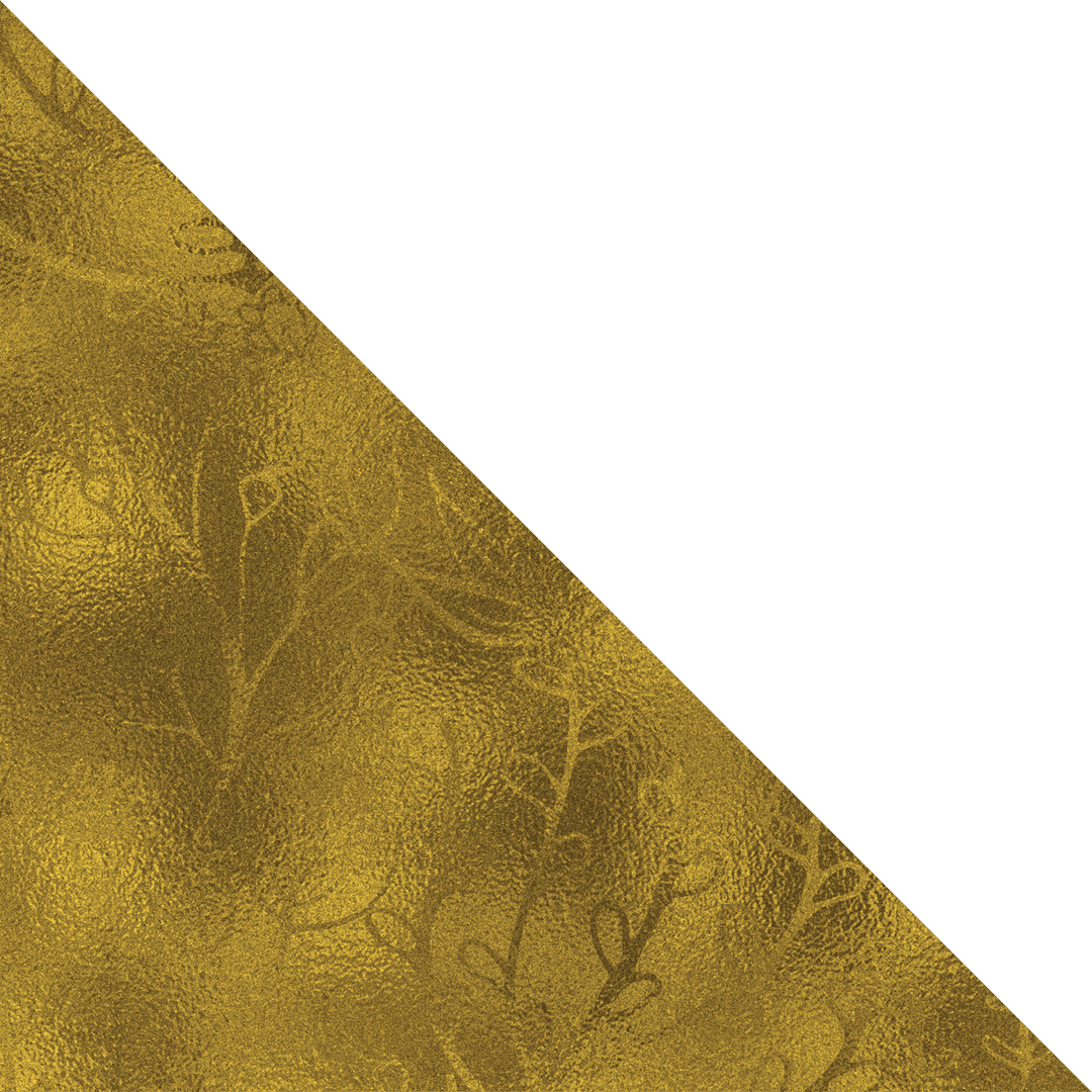 Decorative Pattern in Gold and Black Profiling Elegant Leaf Design