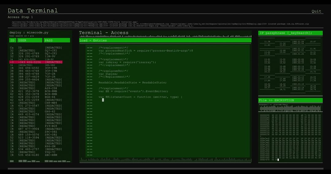 Data Processing and Computing on Green Terminal Interface - Free Images, Stock Photos and Pictures on Pikwizard.com