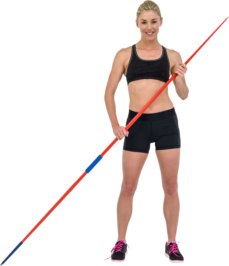 Athlete Holding Javelin Isolated Transparent Background - Download Free Stock Images Pikwizard.com