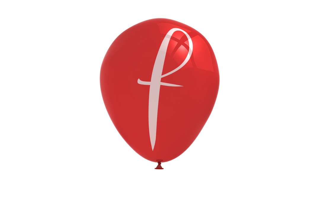 Red Balloon with F Letter on Transparent Background Vector Illustration - Download Free Stock Images Pikwizard.com