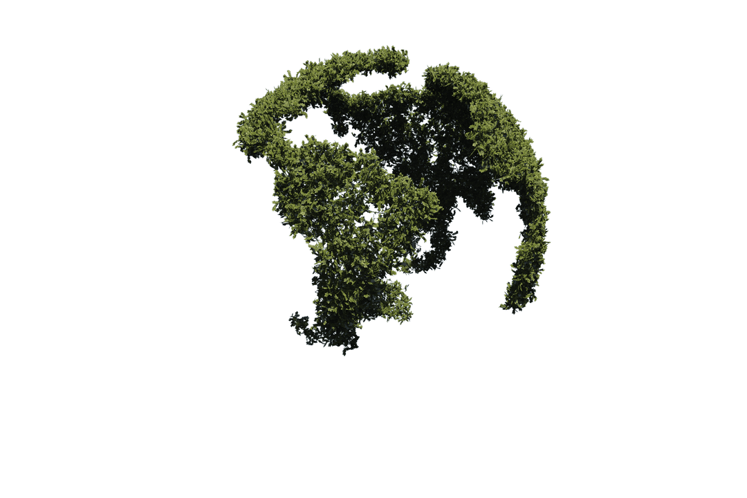 Creative Global Ecology Symbol with Transparent Background