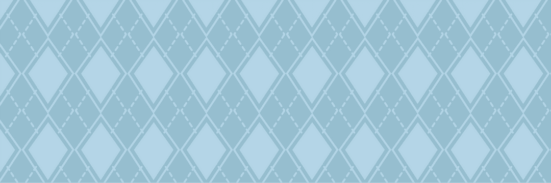 Digital Pattern of Blue Geometric Shapes on Transparent Background