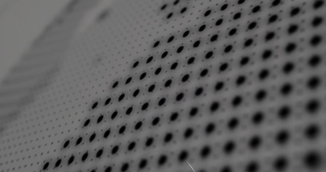 Macro Perforated Metal Panel with Diagonal Hole Pattern and Matte Scratched Surface
