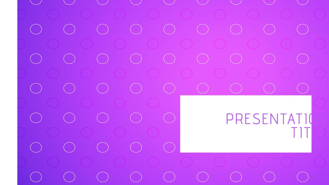 Creative Purple Gradient Presentation Background with Circle Pattern - Download Free Stock Images Pikwizard.com