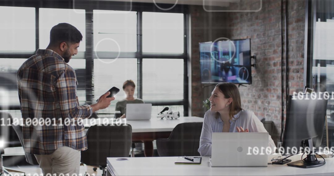 Collaboration in Modern Digital Office with Data Overlay