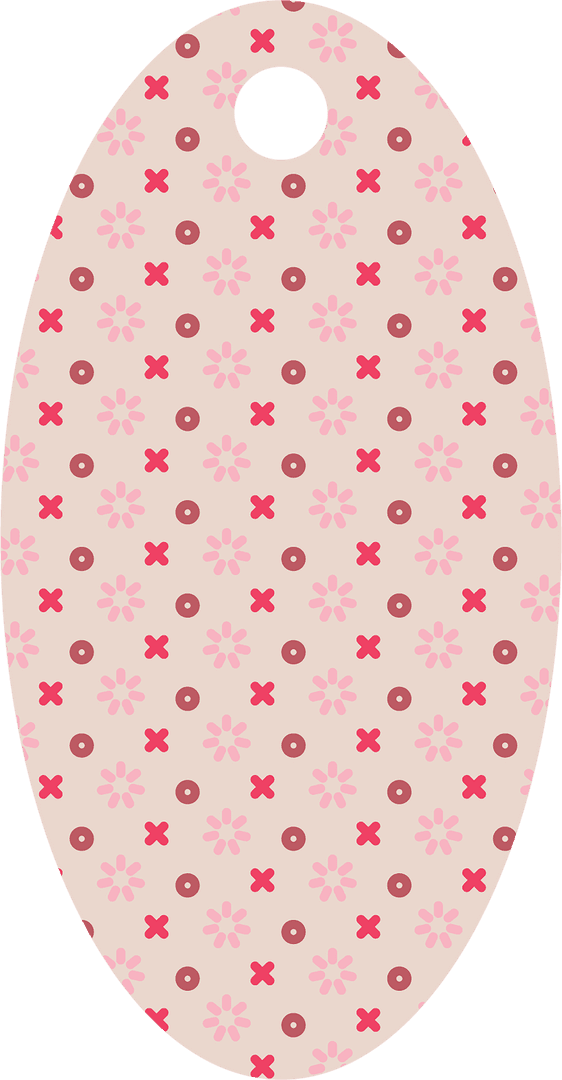 Patterned Label Design on Transparent Background for Retail Use