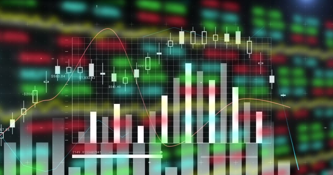 Digital Stock Market Data Visualization with Graphs