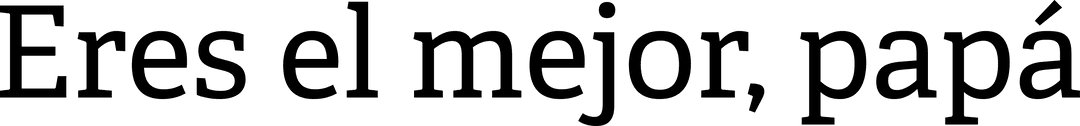 Eres el Mejor Papá Script on Transparent Background
