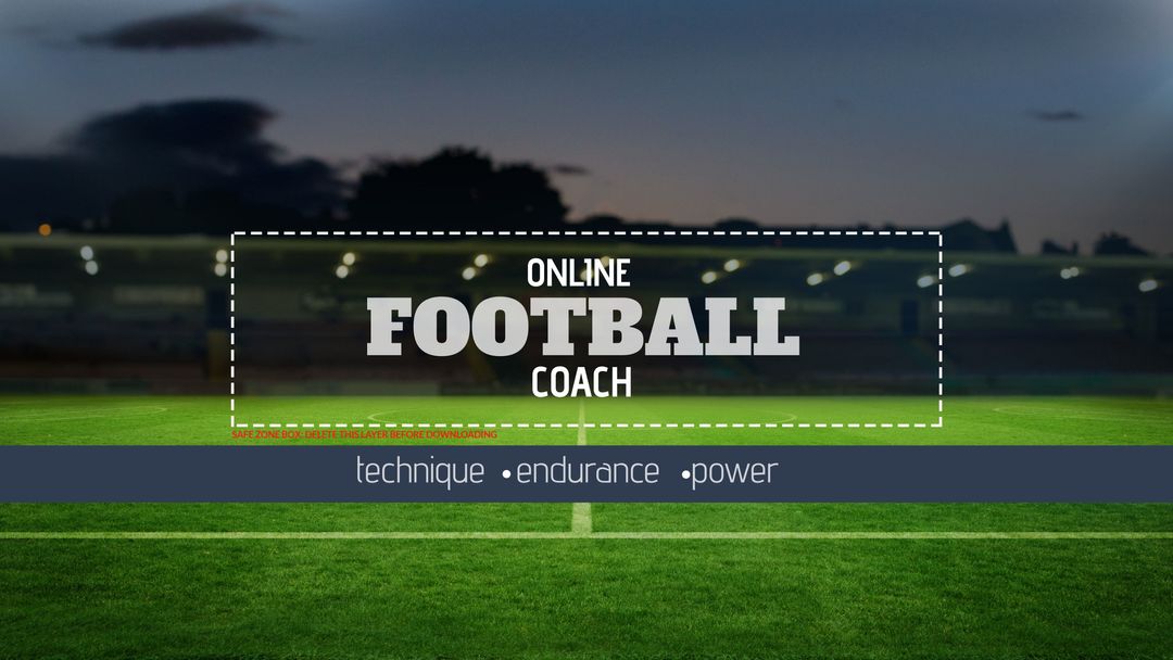 Online Football Coaching Focus Group on Serene Evening Field