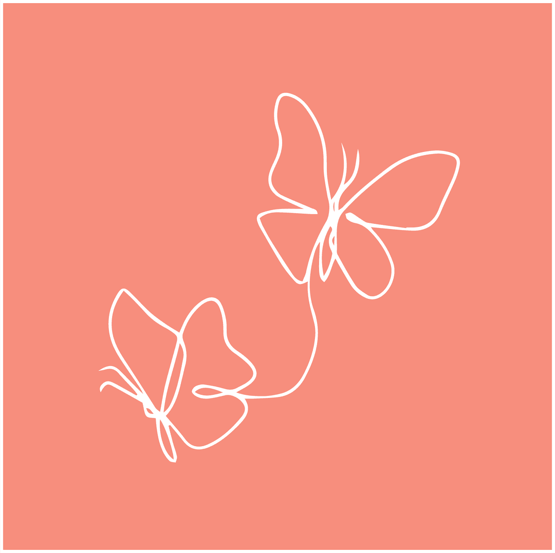 Transparent Continuous Line Art of Two Floating Butterflies - Download Free Stock Images Pikwizard.com