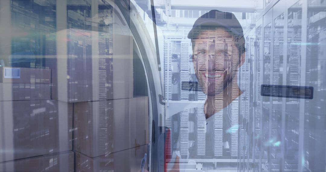 Person integrated with data center facility stream