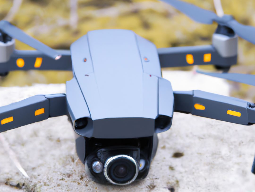 Close-Up of Modern Drone with High-Resolution Camera - Free Images, Stock Photos and Pictures on Pikwizard.com