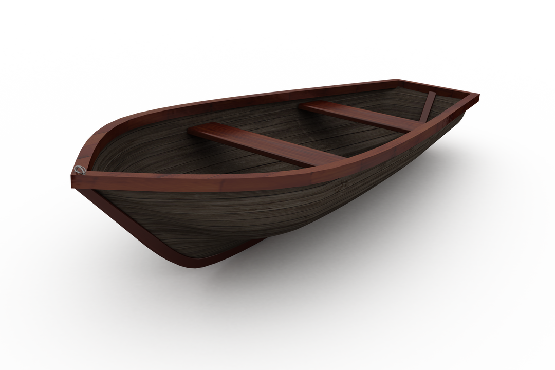 Transparent Wooden Boat without Background Showing Realistic Shadows - Download Free Stock Images Pikwizard.com